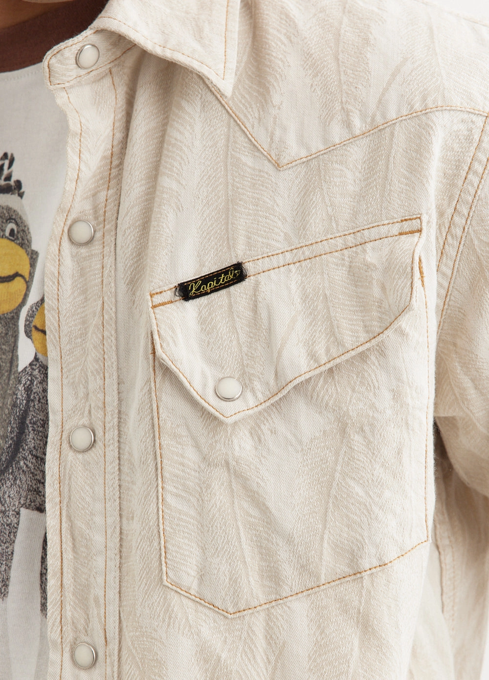 Premium Fabric Weekend Outing 5oz MAGPIE Denim Western Shirt