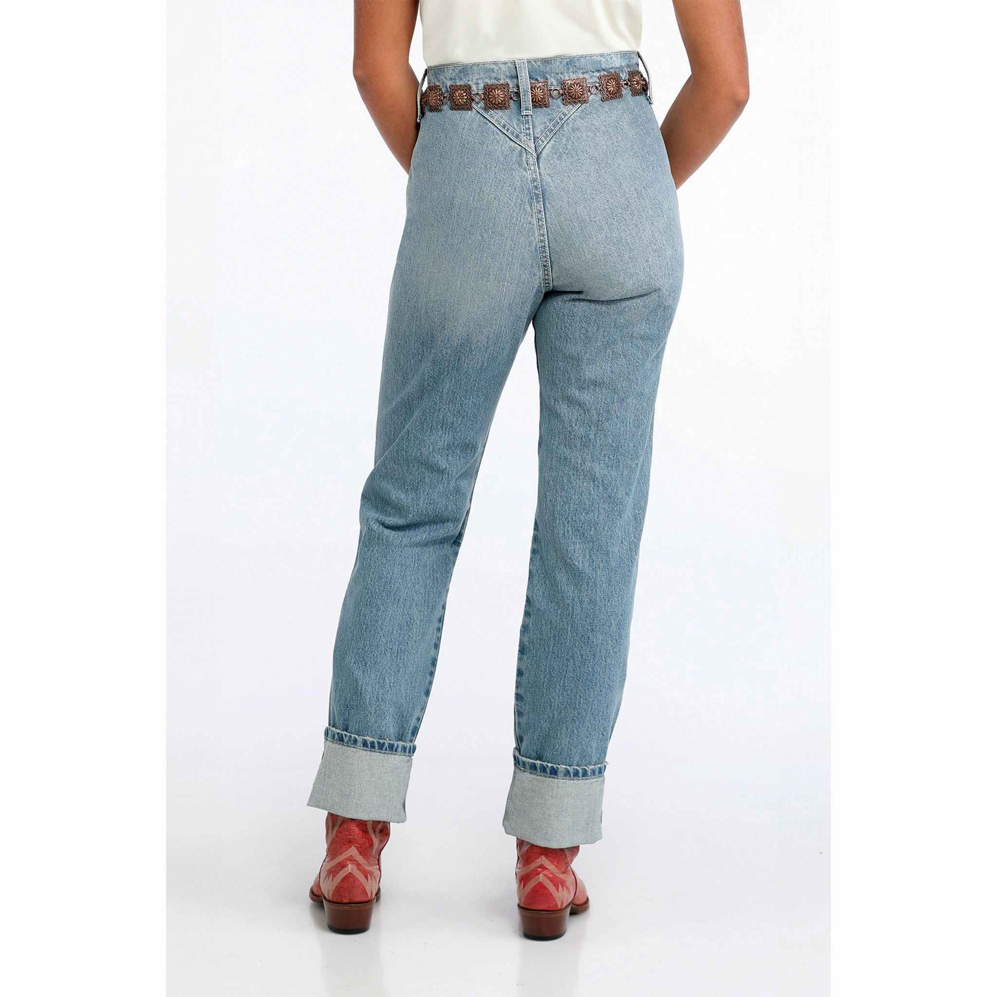 Cruel Girl Denim Women's Bareback Quinn Tapered Jeans Brushed Interior
