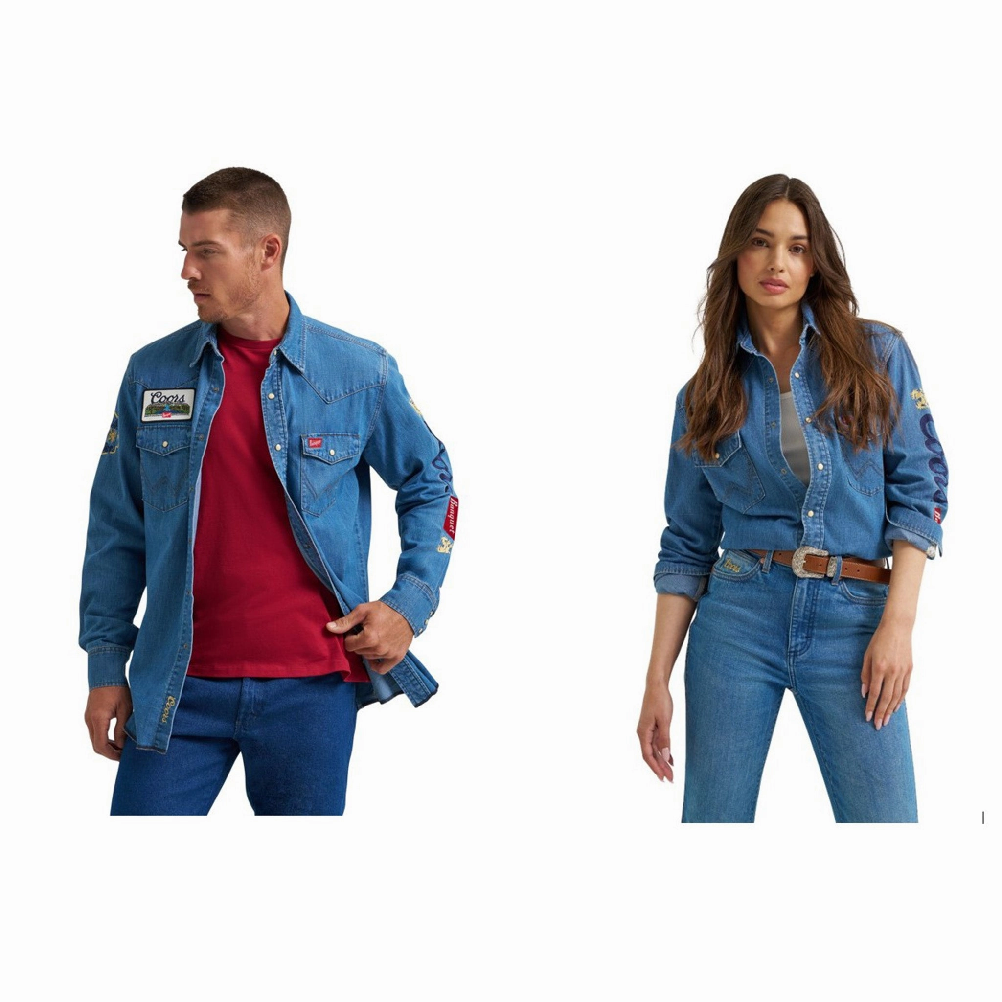 Multipurpose Utility Lakeside Relaxation Coors Denim Shirt