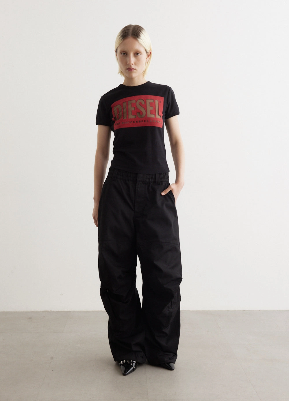 P-Arne-Fem-P2 Pantaloni Baggy Pants High Durability Stitching
