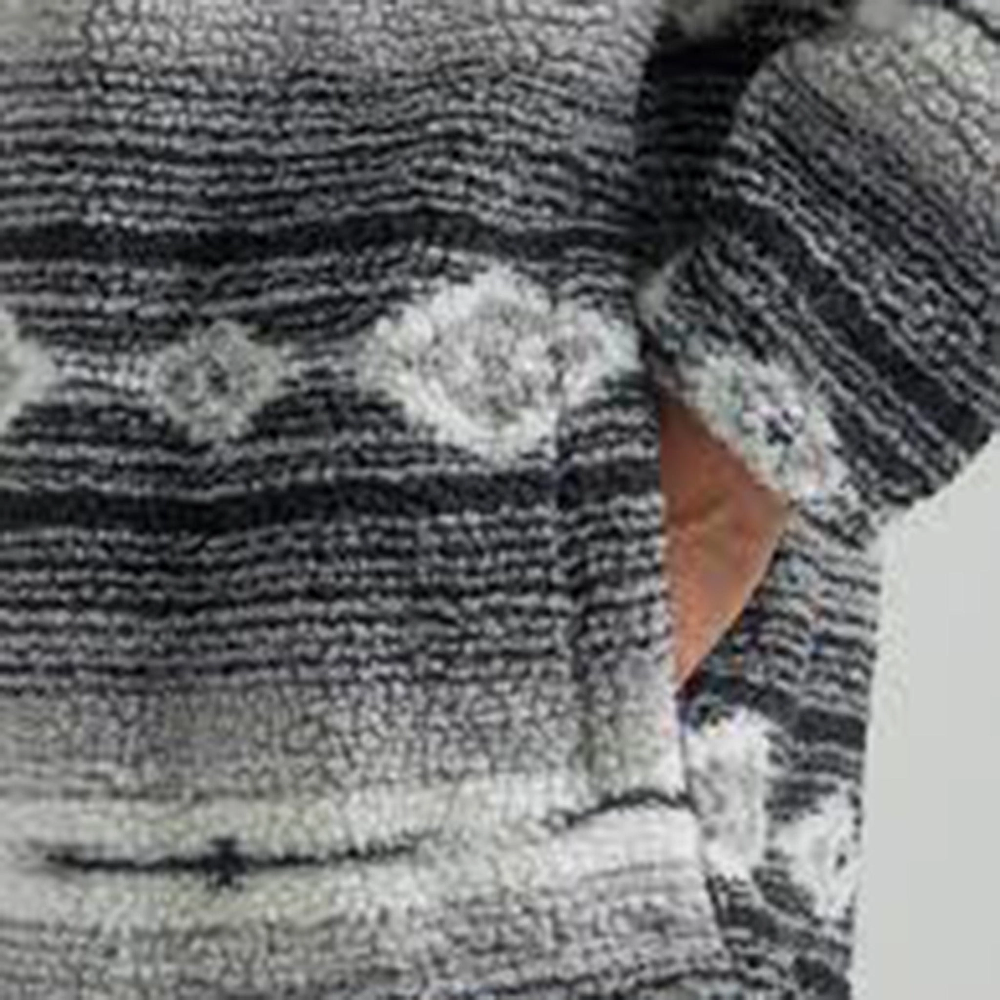 vacation wear Sophisticated Look Wrangler Men's Navy and Gray Aztec Sherpa