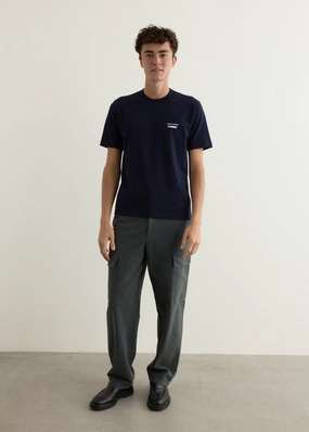 Cotton Jersey Logo T-Shirt Daily Casual