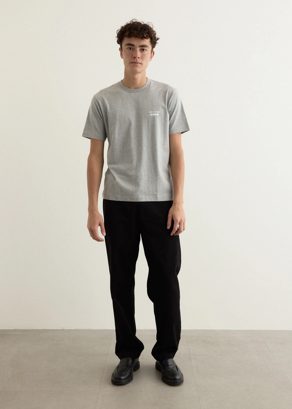 Cotton Jersey Logo T-Shirt Layered Sleeve Construction