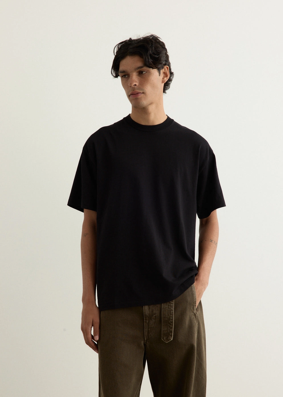 Cotton Jersey Short-Sleeve T-Shirt Airflow Mesh Panels