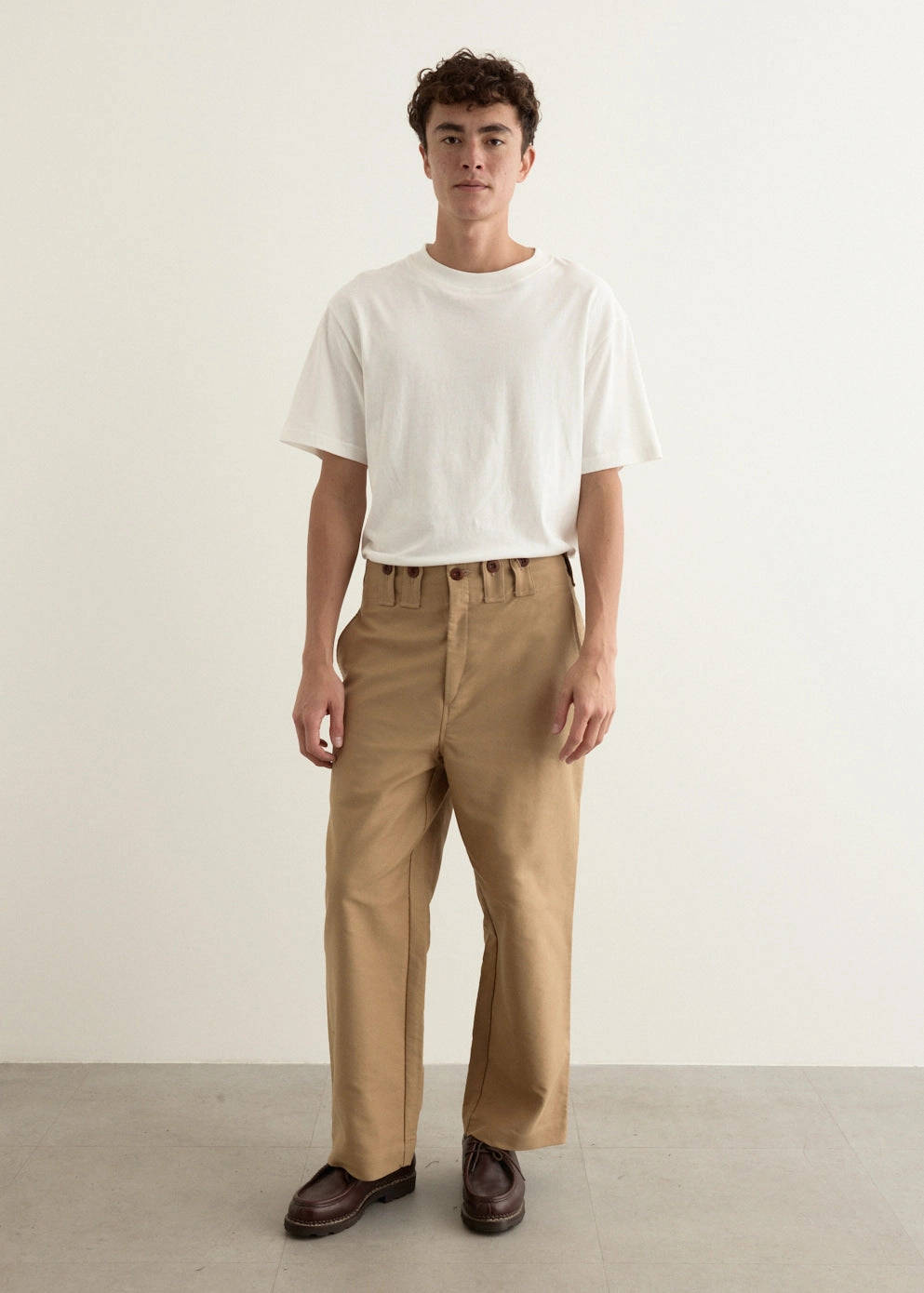 Light and Cozy Cotton Moleskin Pants