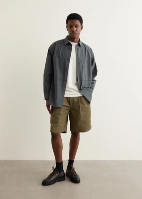 Incu Exclusive Double Pleat Belted Shorts Quick Dry Wear