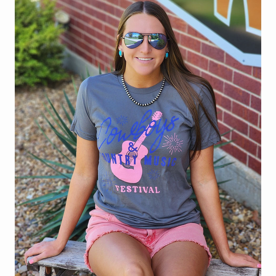 Sporty Top Cowboy's & Country Music Tee