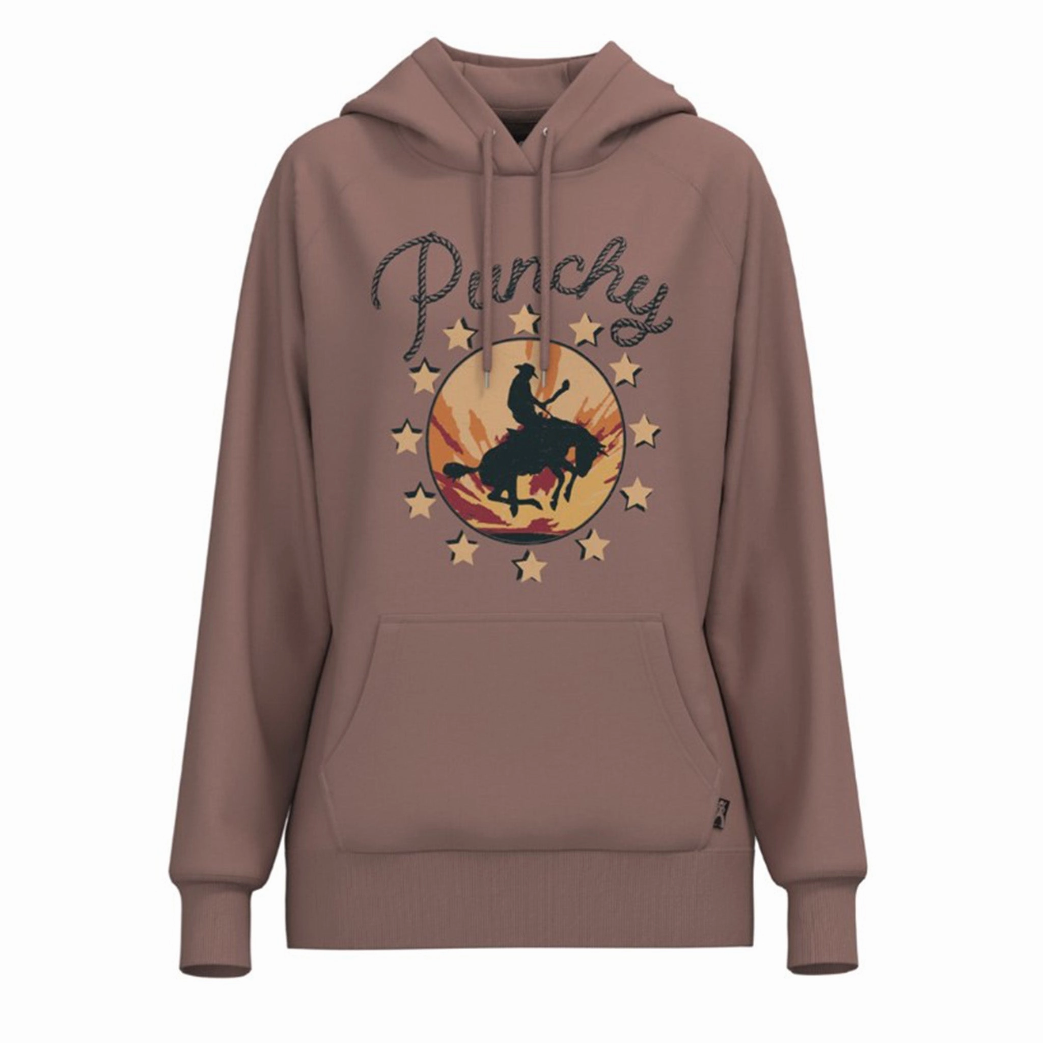 Wrinkle Free Fabric Hooey Women's Punchy Pink Hoodie