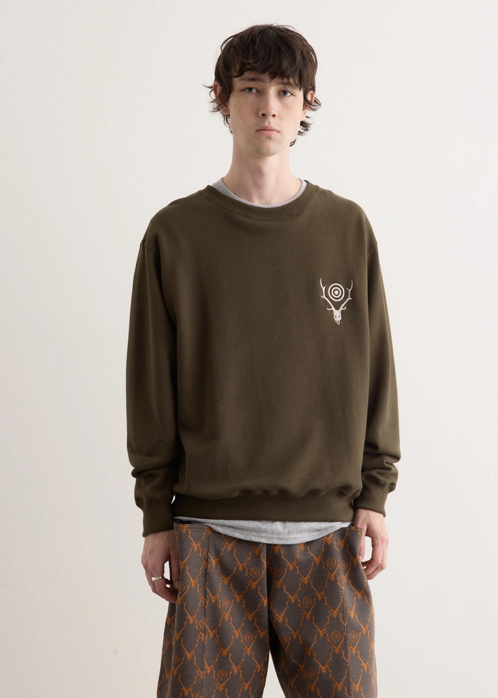 Crew Neck Sweat Shirt Machine Washable Design