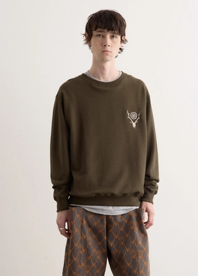 Crew Neck Sweat Shirt Machine Washable Design