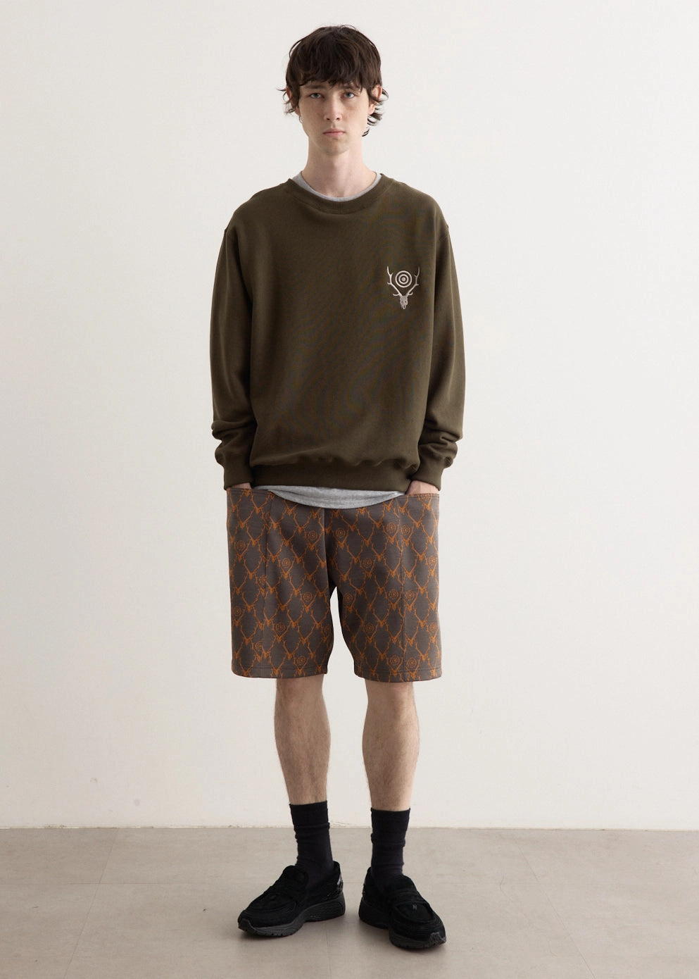 Crew Neck Sweat Shirt Flexible Design Fit Perfect Layer