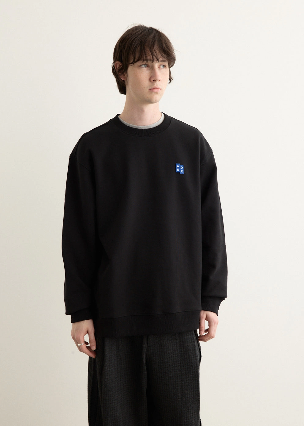 Layer Ready Fashion Statement Significant Patch Sweatshirt