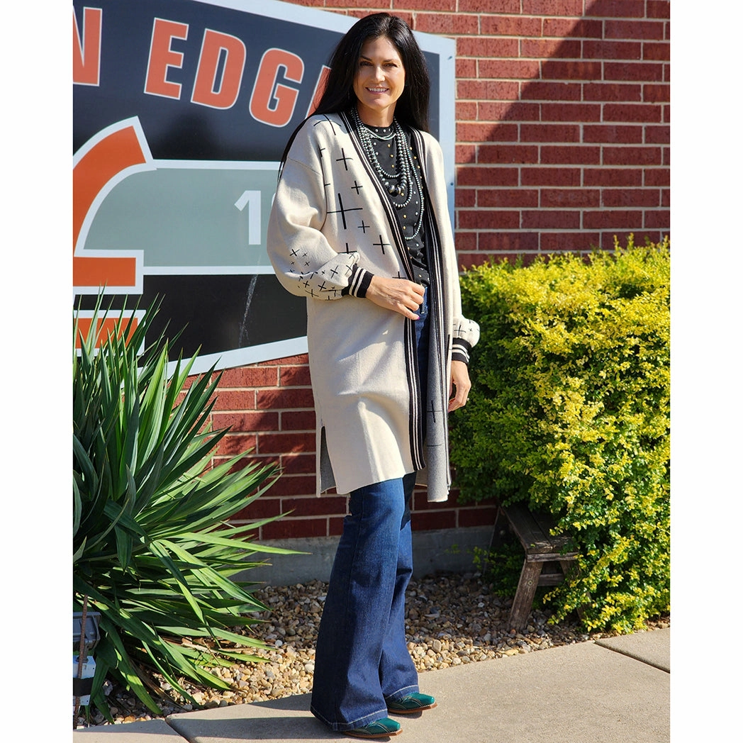 Cream Raindance Cardigan DurableOuterShell