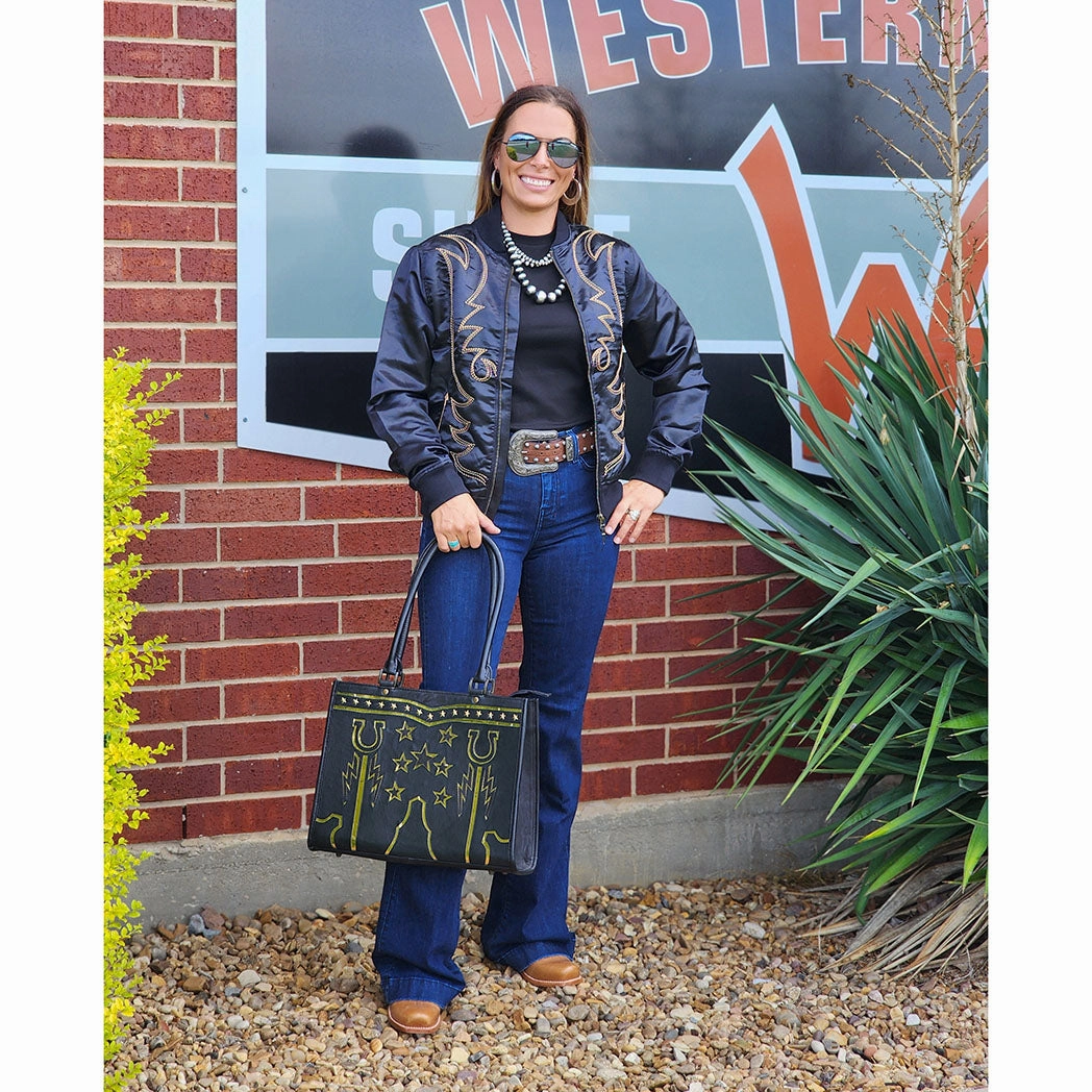 Ergonomic Shoulder Cut Frictionless Lining Cruel Denim Women's Bomber Jacket