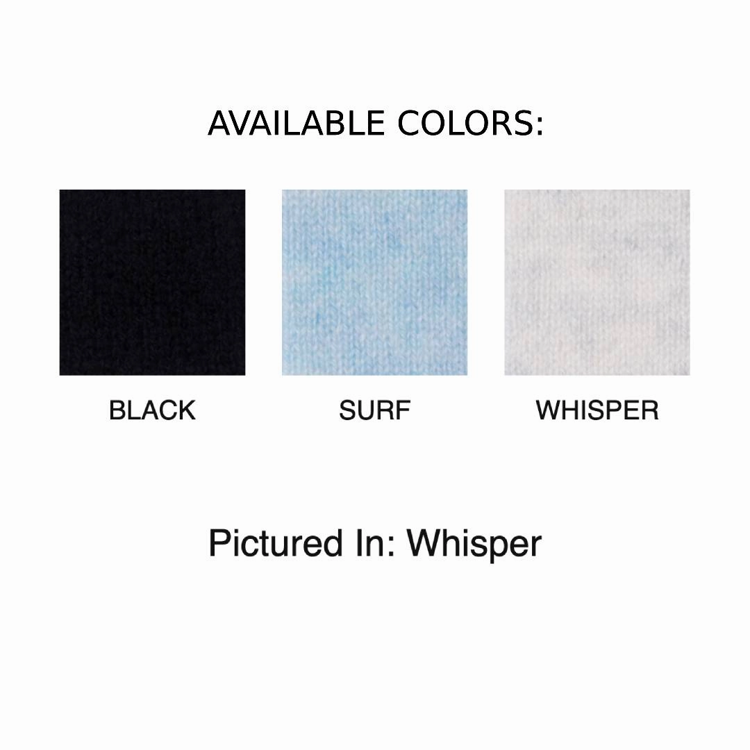 Cozy Midweight Fabric Crystal Rib Crew