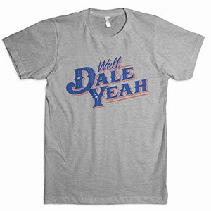 Dale Brisby Grey Well Dale Yeah Tee Plaid Design