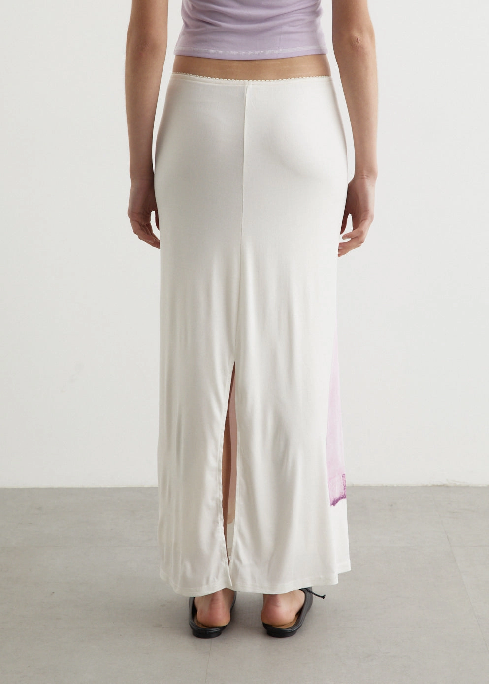 Dalloway Printed Skirt Laser cut Tailored Cut