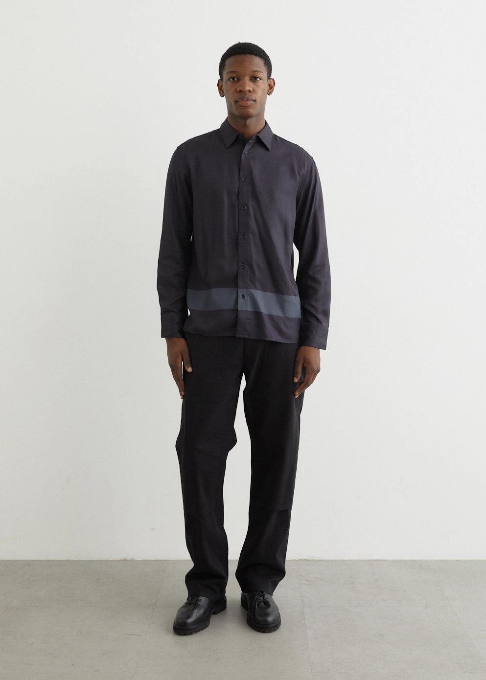 Casual Look Dalton Stripe Long Sleeve Shirt