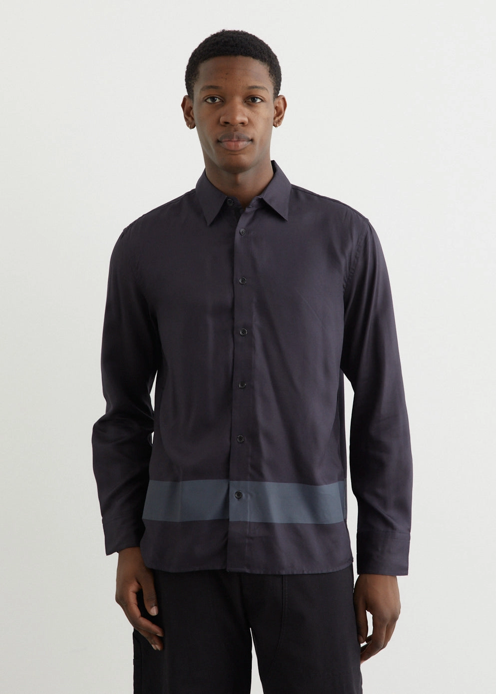 Short Sleeve Dalton Stripe Long Sleeve Shirt