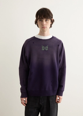 Deconstructed Sweat Shirt slim fit Soft Layering