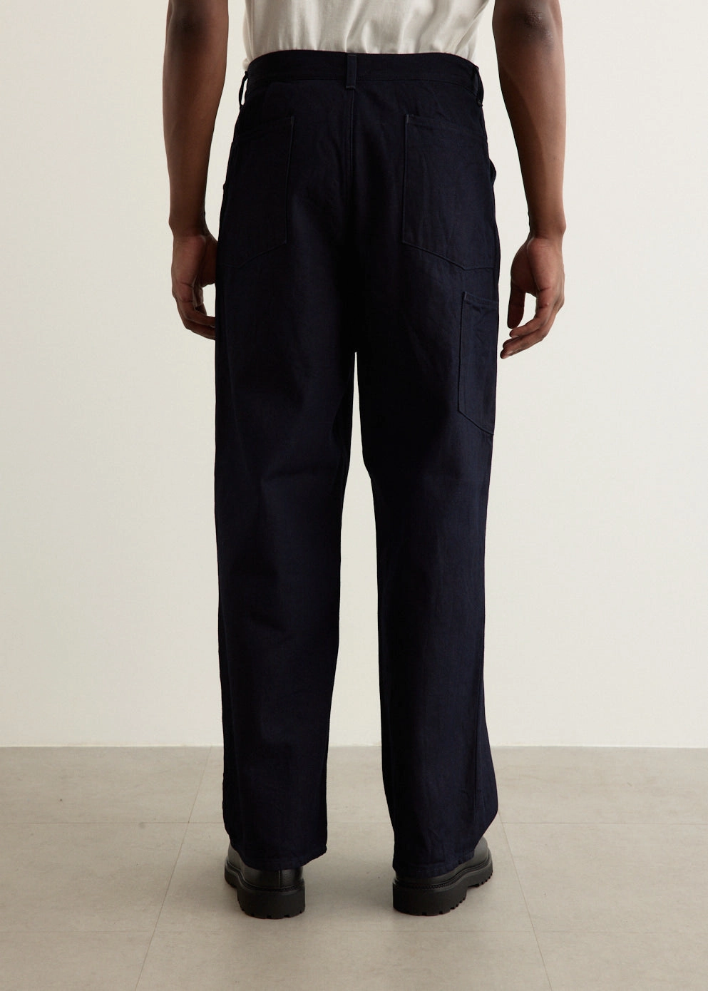 Deep Tuck Pressed Pants Functional Stretch Wool blend