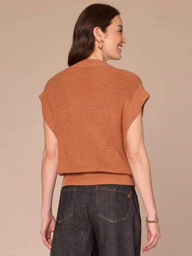 Low Impact Manufacturing Democracy Ginger Spice Sweater Vest