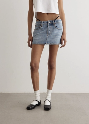 Diamante Charm Mini Skirt Weekend Vibes