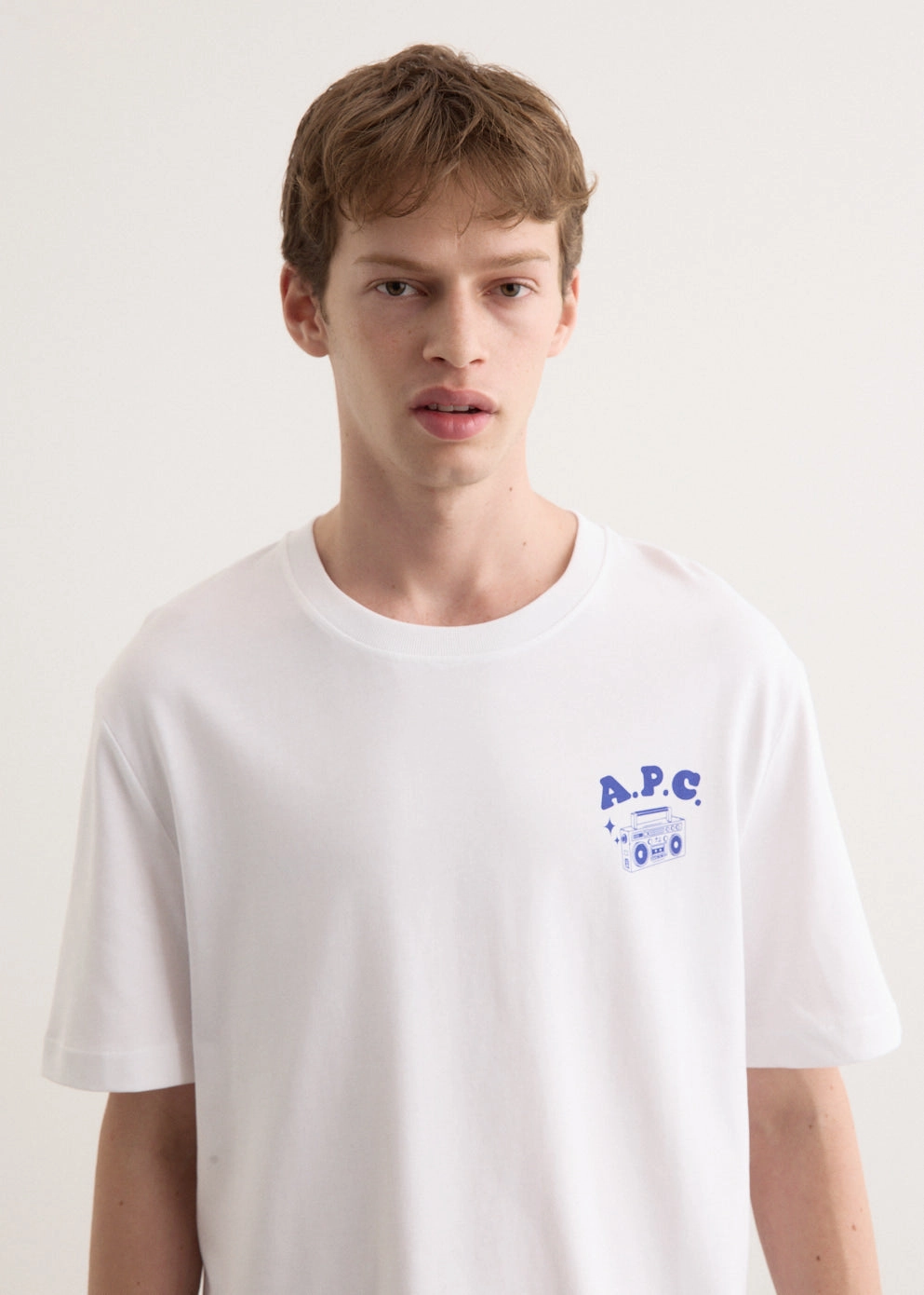 Layered Collar Structure Disco T-Shirt