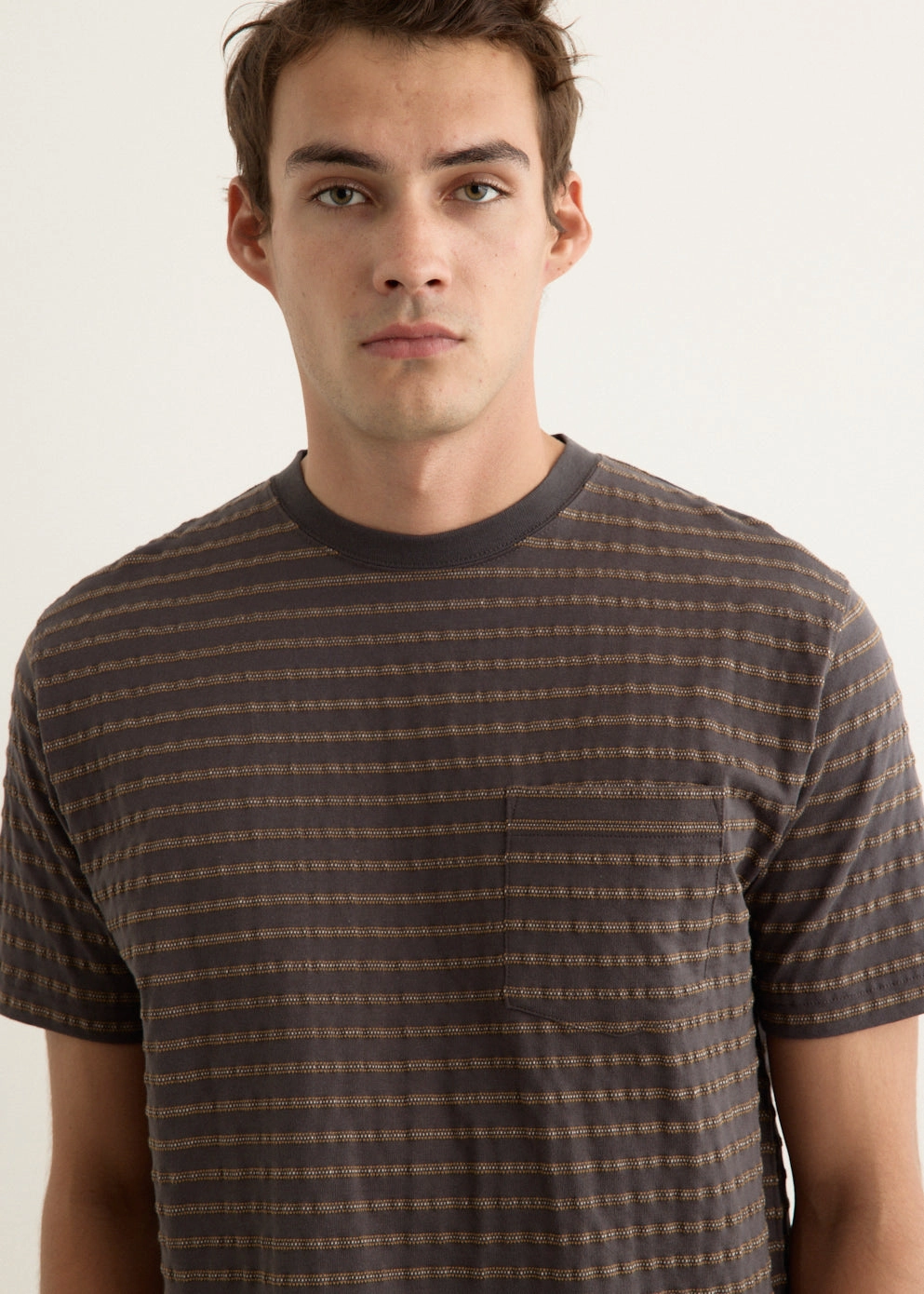 Holiday Comfort Style UV resistant Jacquard Pocket T-Shirt