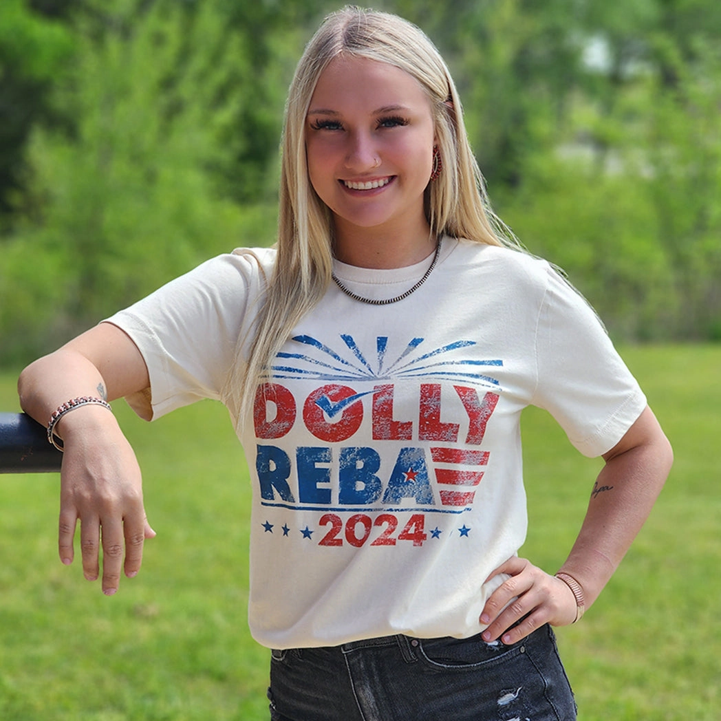 Dolly & Reba 2024 Tee Relaxed Silhouette