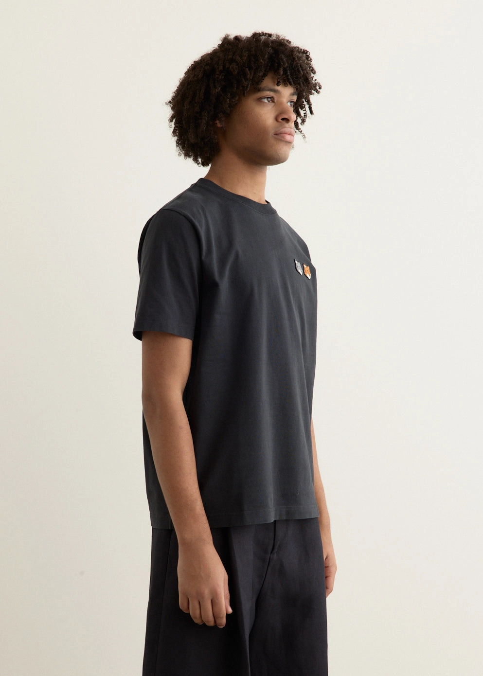 Double Bold Fox Head Comfort T-Shirt Thermoregulating Fabric Trendy Piece