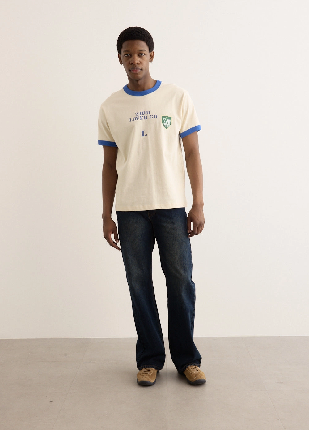 23rd T-Shirt MinimalistStitching Sporty and Stylish