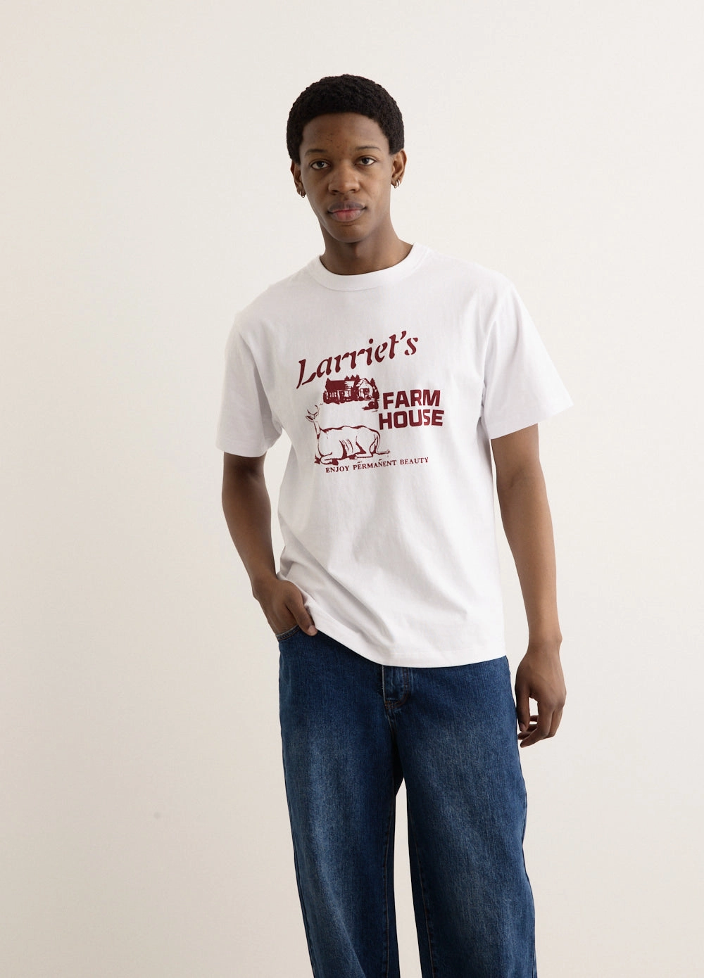 Farmhouse T-Shirt Comfort Waist Minimal Comfort