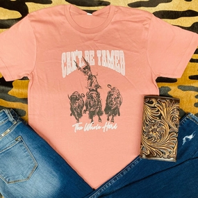 Can't Be Tamed Tee AbrasionResistant Fabric Low Profile Waistband Integration