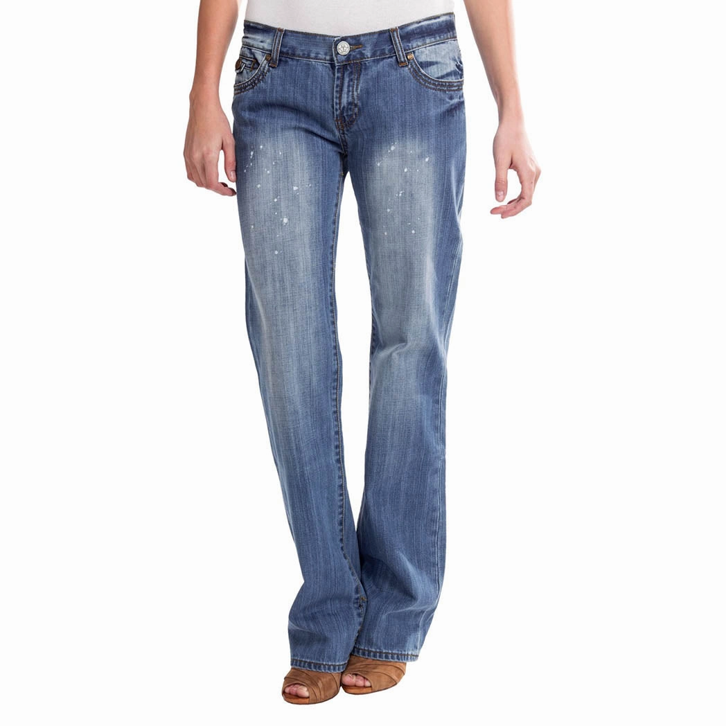 Tin Haul Mimi Paint Splash Bootcut Jean Minimalist Night Out Smooth Lightweight Earthy Nature Lover