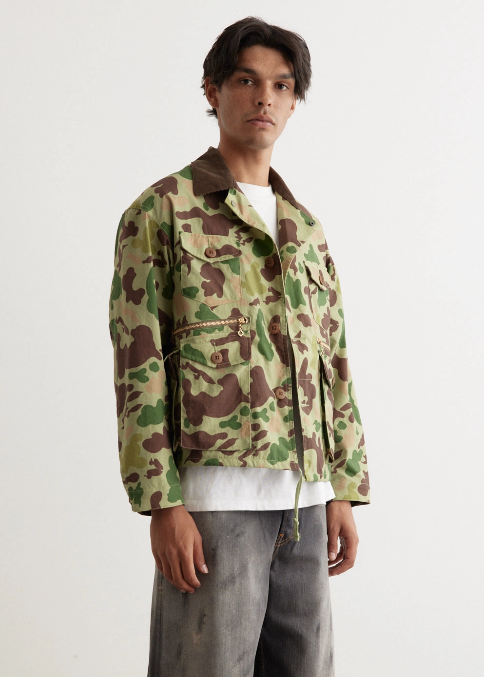 Fishunting Jacket Magnetic Closure Button Fastenings