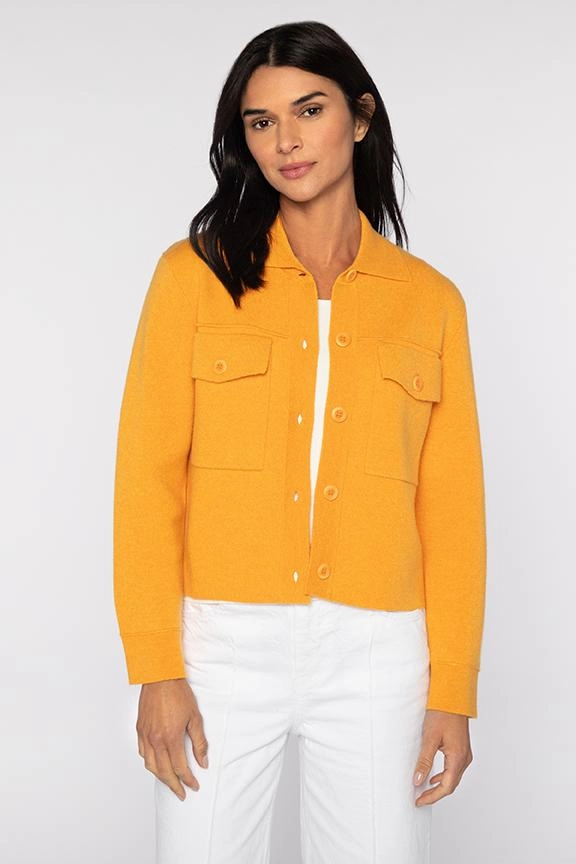 Snuggly Design Doubleknit Crop Shacket