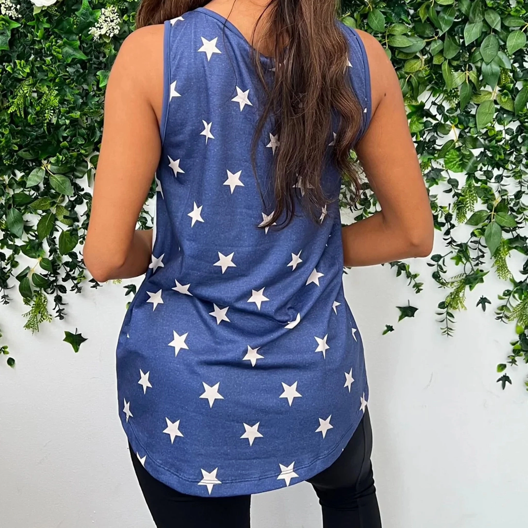 Patriotic Tank Casual Long Sleeve