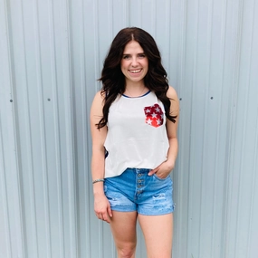 Bluesign Approved Material AntiPilling Patriotic Tank