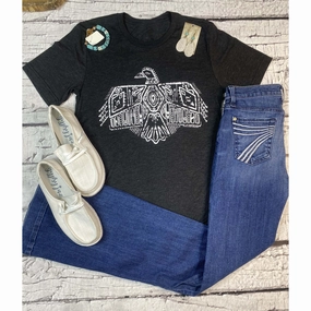 Thunderbird Tee Thermochromic Color Shift Tech Double Needle Hemming