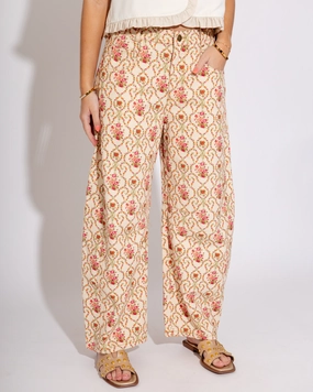 Blooming Barrel Jeans High Durability