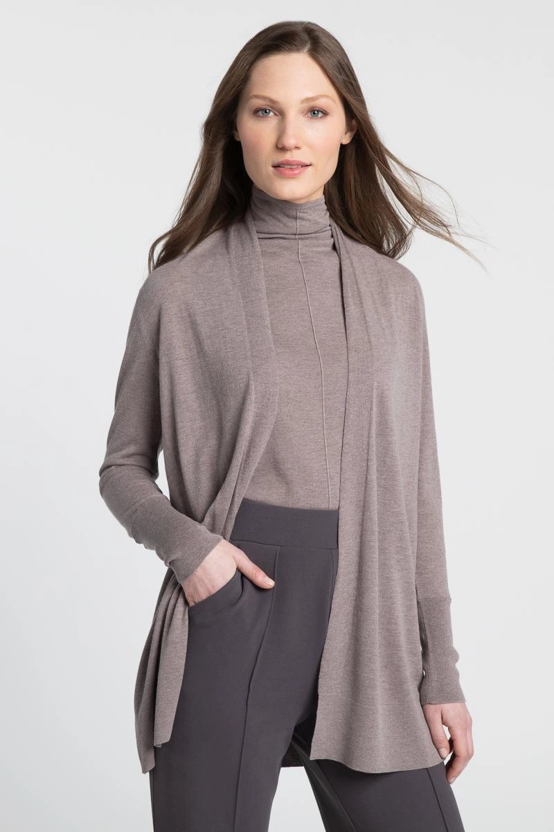 Stretch Fit Easy Drape Cardigan