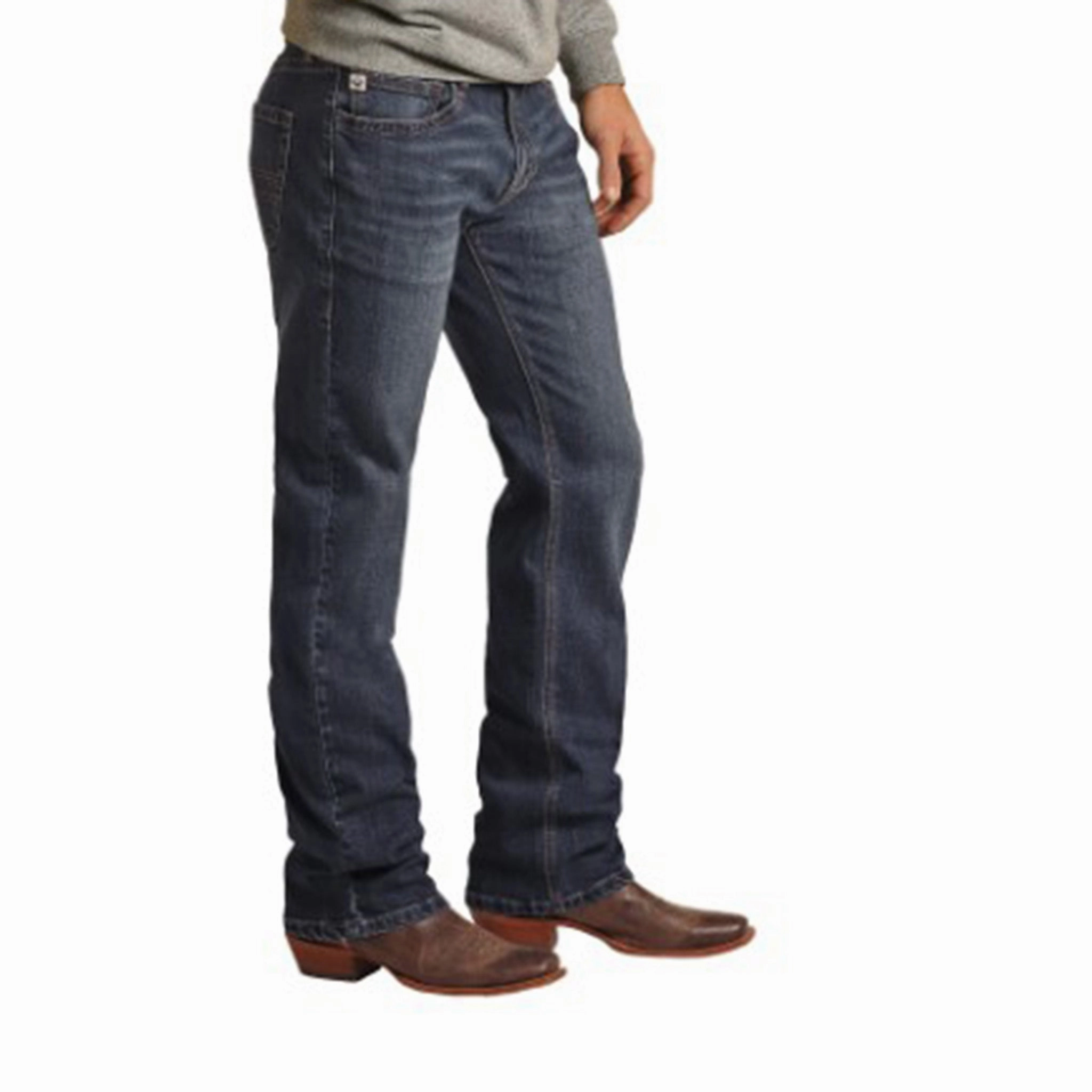 Rock & Roll Men's Cowboy Revolver Jeans Effortless Waist