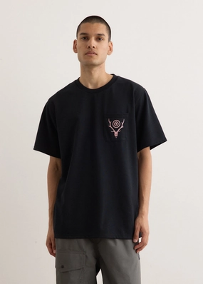 Short Sleeve Round Pocket T-Shirt Pocket Design Comfort Flex