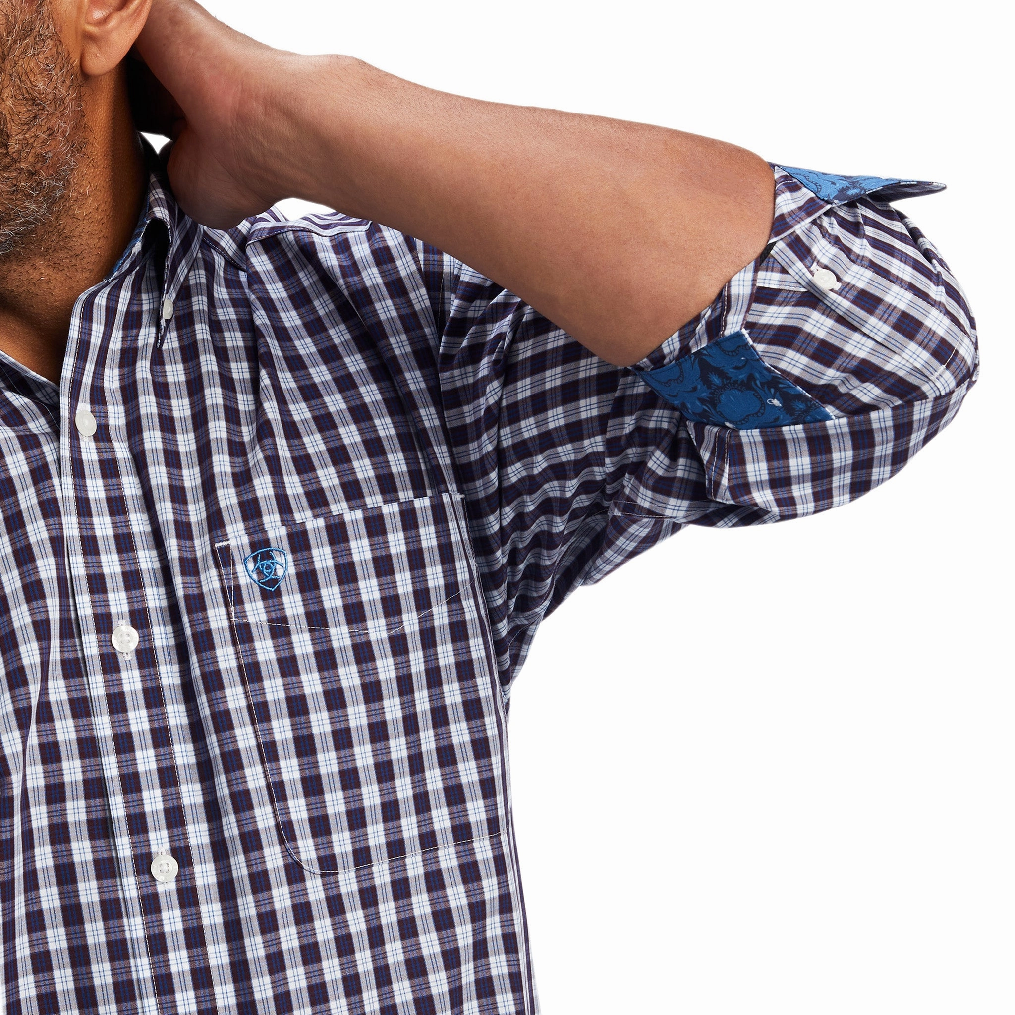 Ariat Men's Wrinkle Free Donny Shirt Errand Ready