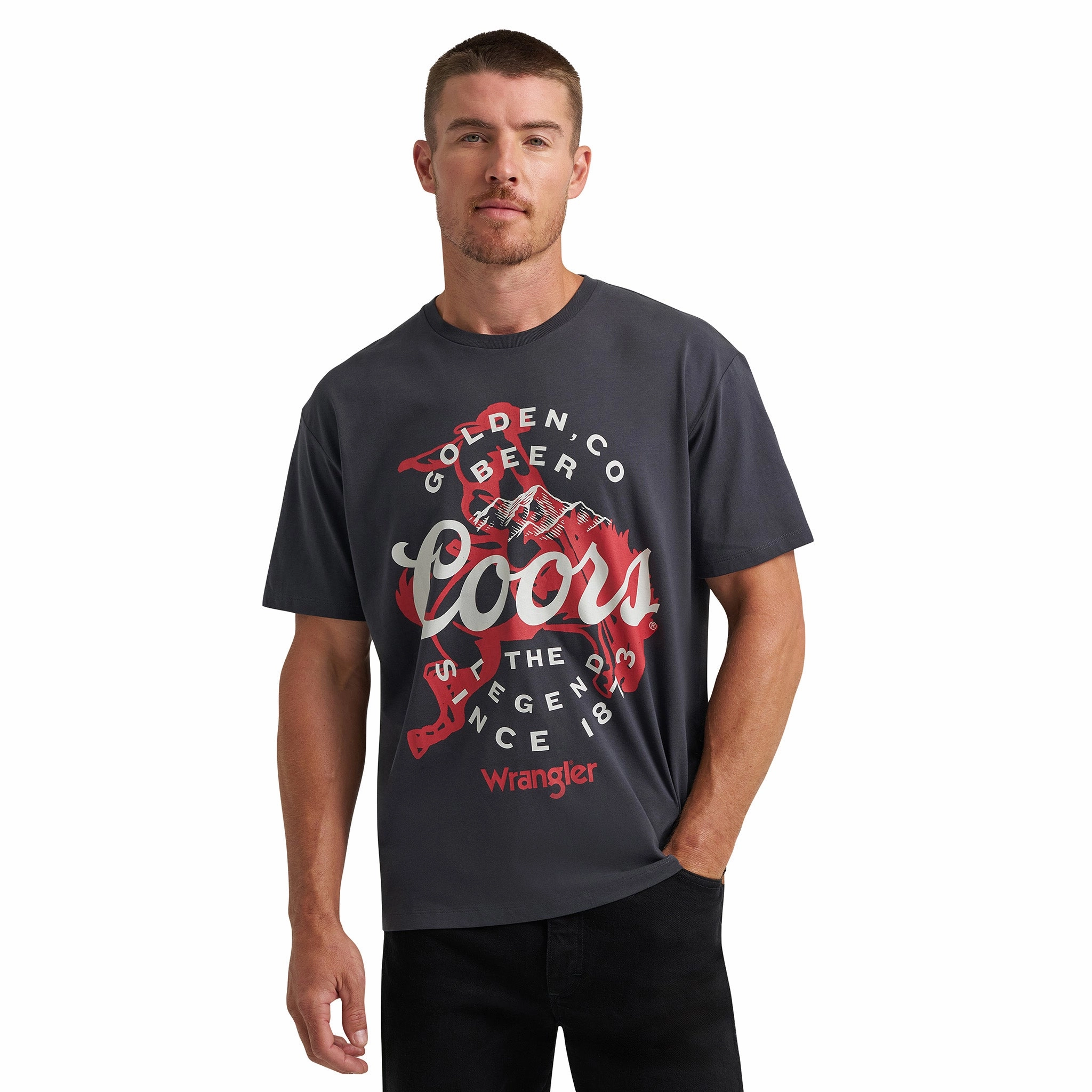 Wrangler Black Not My First Banquet Tee Lounge Comfort shopping spree