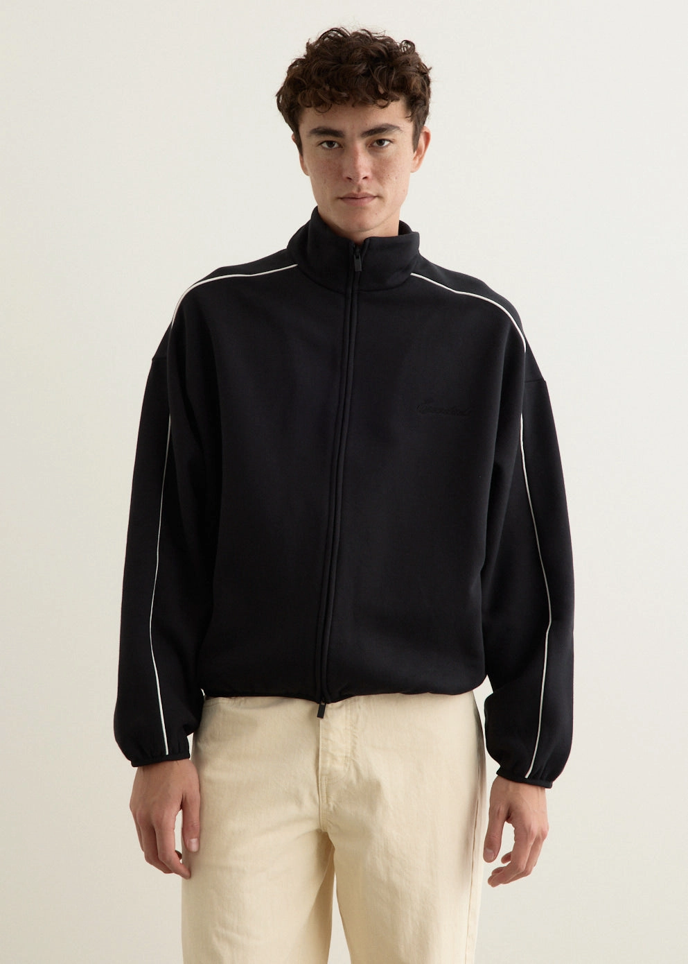 Warm Fashion Modern Fit Fleece Track Jacket