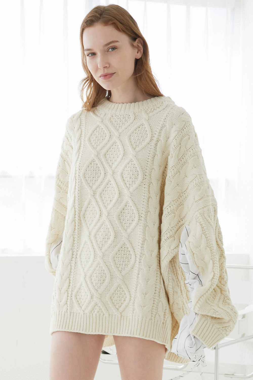 Soft Touch Feel Sadie Shirt Combo Knit Pullover