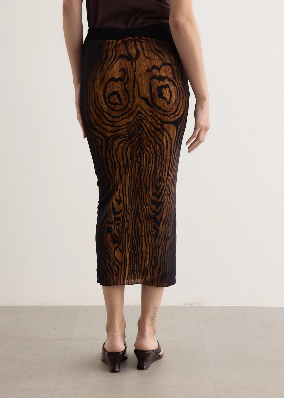 Comfortable Feel Double Layer Mesh Skirt