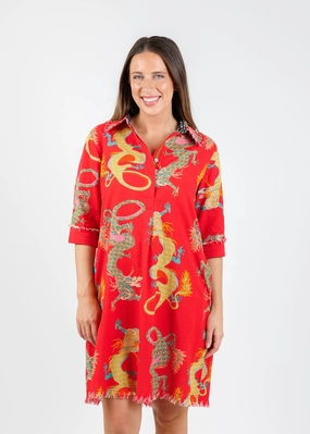 Chatham Dress - Red Dragon Classic-style